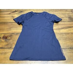 Tommie Copper Shirt Women's Large Blue Shoulder Centric Support Compression Top